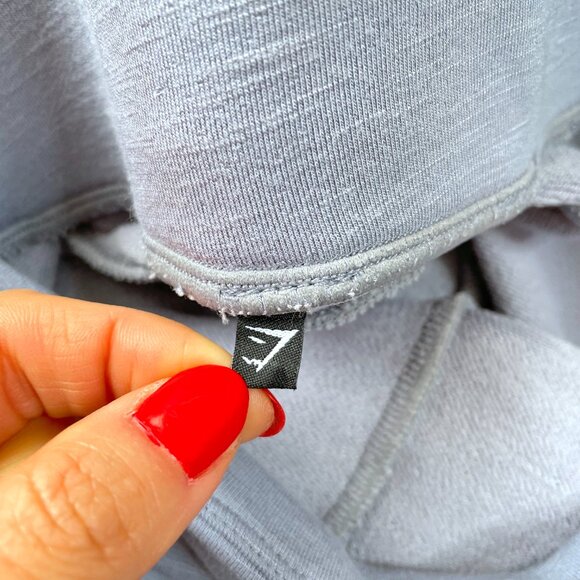 Gymshark Jogger Pants Womens S Blue High Waist Ruched Ankle Slim Fit Athleisure - Picture 2 of 8